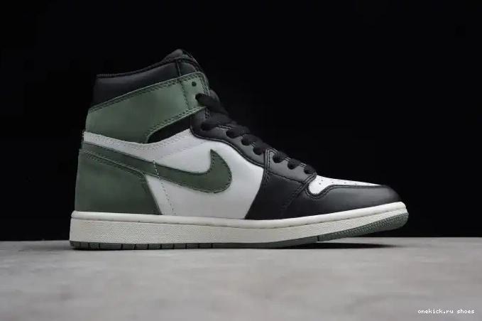 Rep 555088-135 Clay Green High OG Air Jordan 1 Retro 0511